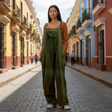 Acid Wash Overalls * - Straight Leg - Size Medium/Large