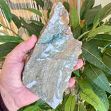 Natural Pyrite Speckled Quartz in Matrix Slab- Bancroft Ontario