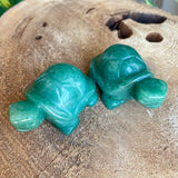 Green Aventurine Tortoise Figurines