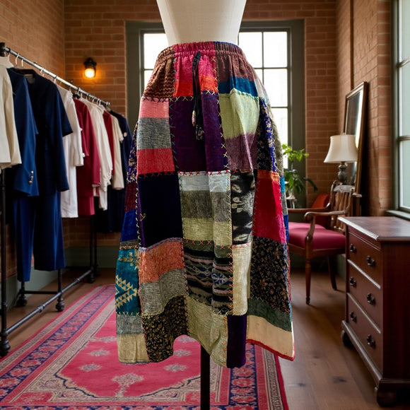 Quilted Skirts * - Nepal Acrylic Skirts Size Large