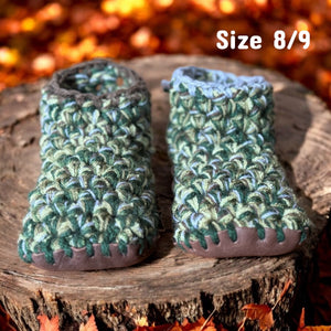 Crochet Slippers - Women’s Size 8/9