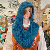 Crochet Hood Scarf *- Twilight