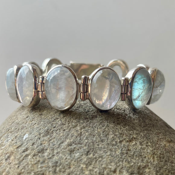 Moonstone Sterling Silver Bracelet