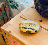 Bumblebee Jasper Palm Stone