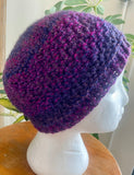 Crochet Hat Purple
