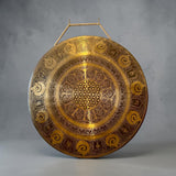 Tibetan Handmade Brass Gong - 19” Diameter