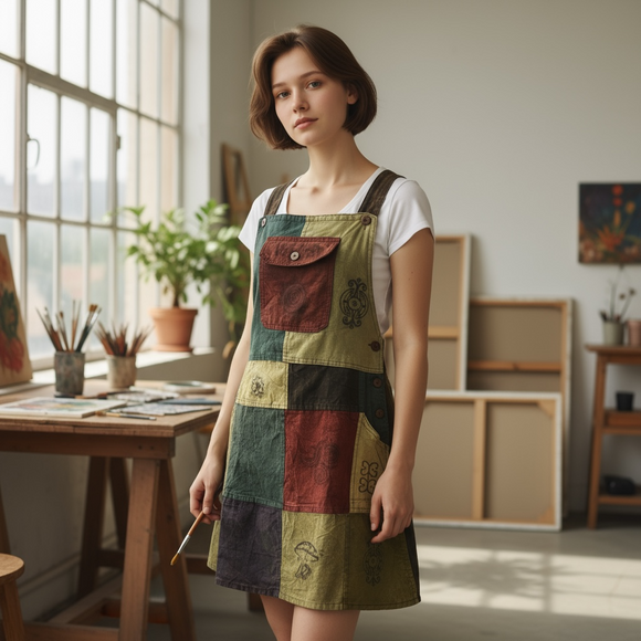 Dylan’s Cotton Overall Jumper Dress *