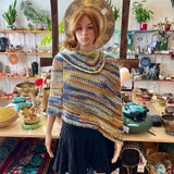 Crochet 1 Sleeve Shawl * - Equinoxc