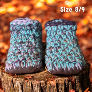 Crochet Slippers - Women’s Size 8/9 Low Rise