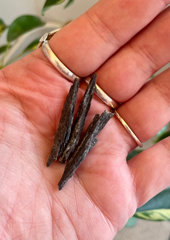 Black Kyanite Raw Stone