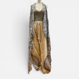 Sarong Fringe Vest