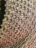 Grey Fringe Cowl Scarf *