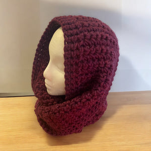 Crochet Infinity Scarf with Labradorite - Inner Truth