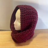 Crochet Infinity Scarf with Labradorite - Inner Truth