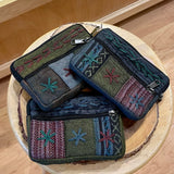 Flower Stitch Embroidered Pouch