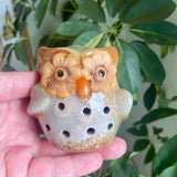 Owl Ceramic Candle or Cone Burner