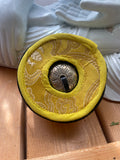 Tingsha Bells With Orange Embroidered Case