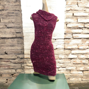 Crochet Tunic Dress - Size Medium