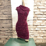 Crochet Tunic Dress *- Passion Pink - Size Medium