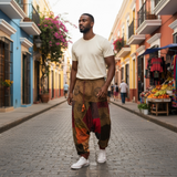 Patch Harem Pants *- Unisex- XL