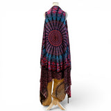 Sarong Fringe Vest