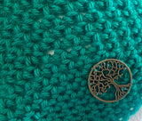 Crochet Hat - Tree of Life Detail