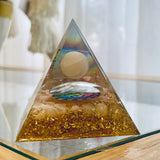 Rose Quartz Orgonite Pyramids