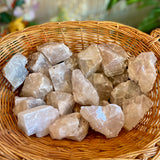 Local White Calcite Pieces