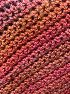 Crochet Shawl - Burnt Sunset