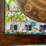 Glass Incense Holder Pentacle