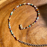 Crystal Beaded Anklet - By Wojo
