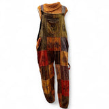 Patchwork Overalls - Size Small