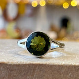 Moldavite Ring Size 10
