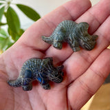 Labradorite Triceratops Carving