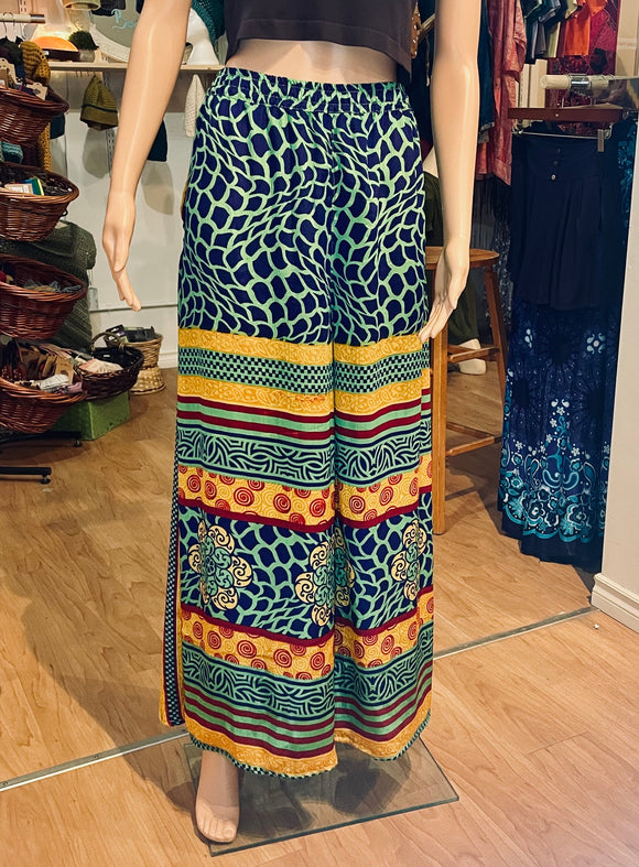 Guru Silk Summer Palazzo Pants Size L/XL
