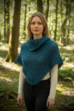 Crochet Shoulder Cozy - Blue - by Wojo
