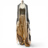 Sarong Fringe Vest