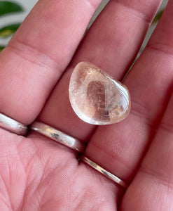Gold Aura Quartz Tumble Stone
