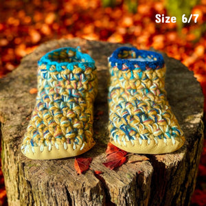 Crochet Slippers - Women’s Size 6/7 Low Rise