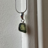 Moldavite Pendant - Natural Free Form