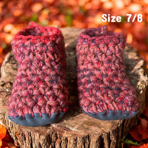 Crochet Slippers - Women’s Size 7/8 Low Rise