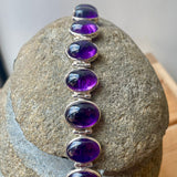 Amethyst Sterling Silver Bracelet