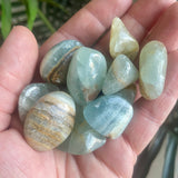 Blue Green Onyx Tumble Stone