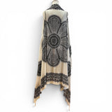 Sarong Fringe Vest