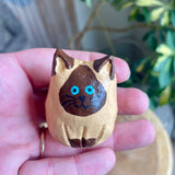 Siamese Cat Incense Burner - Clay By Wojo