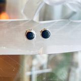Sterling Silver Gemstone Stud Earrings