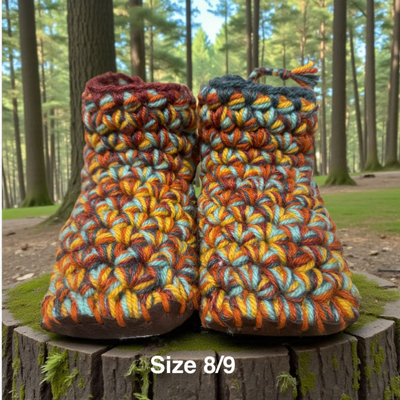 Slippers * - Size 8/9 Low Rise Ocean Sunrise