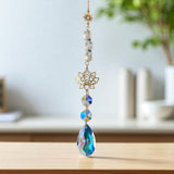 Gold Lotus Suncatcher