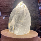 Clear Quartz Flame