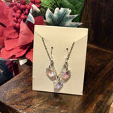 SnowFlake Aura Earring &Necklace Set- Made by Wojo